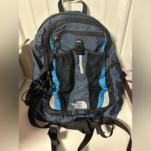 The North Face Men's Navy and Black Backpack